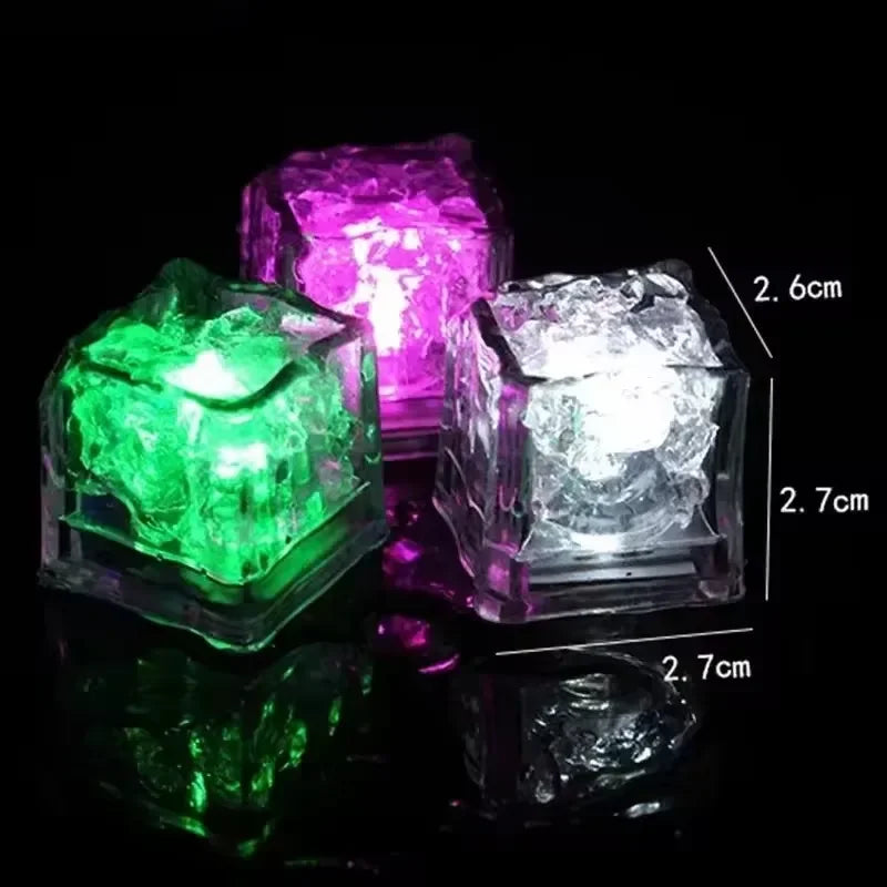 Light-Up Bath Cubes for Kids 6-Pack Waterproof LED Floating Toys Sensory Play Color-Changing Glow Cubes for Toddlers Bathtub Fun