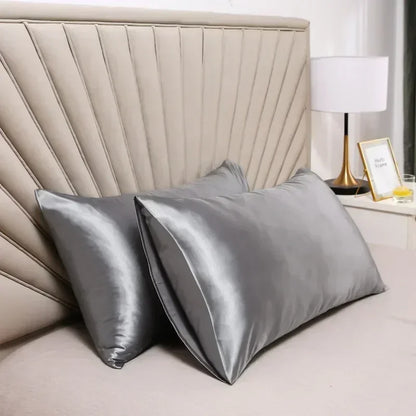 Pure Mulberry Silk Pillowcase 20×28 Inch Gold Standard Pillow Cover for Hair & Skin Care Cooling Breathable Bedroom Sleep Accessory Anti-Fri