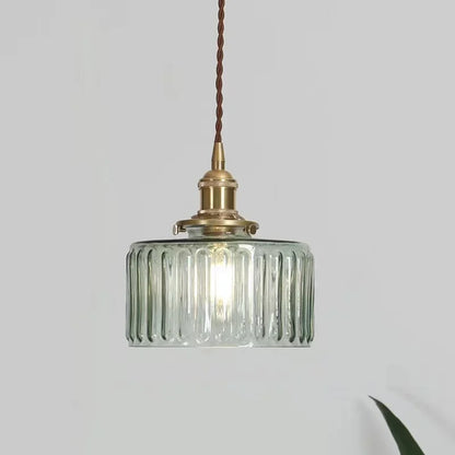 Glass Dome Drop Light E27 Socket Adjustable Cord 7-Inch Shade Textured Finish Kitchen Island Dining Area Copper Accent