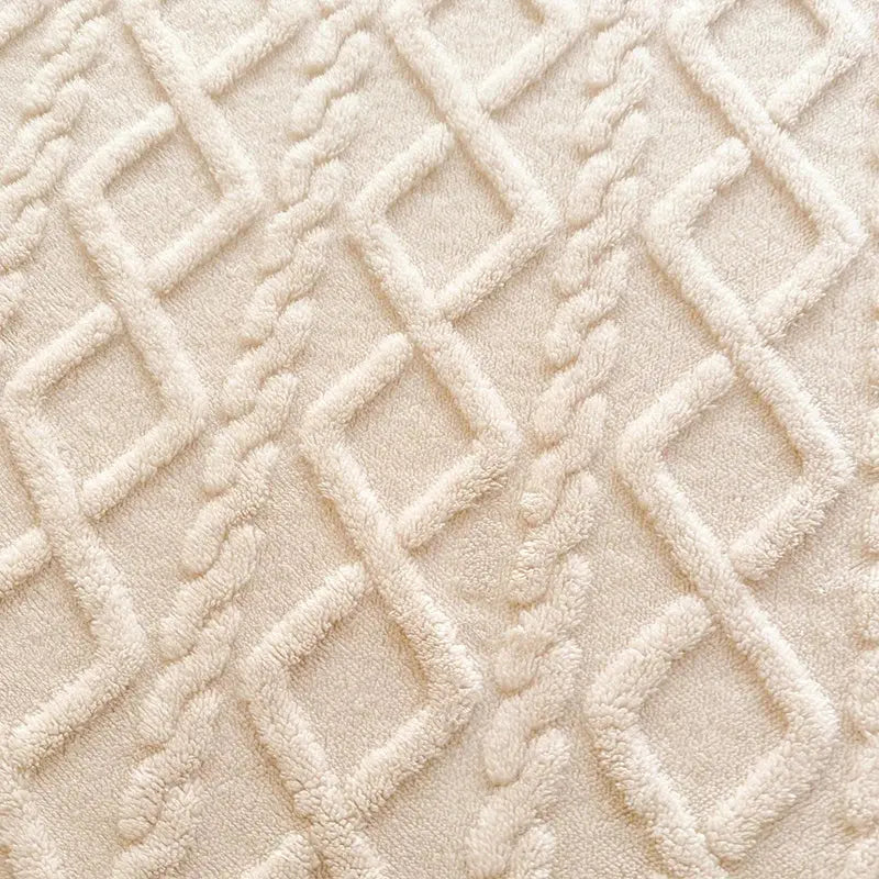 Ortekor Ultra-Soft Fitted Bed Sheet with Textured Coral Fleece | Cozy Warmth for Comfortable Sleep