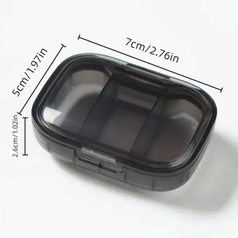 Paxen Pill Organizer - Compact Travel Case, Multiple Compartments