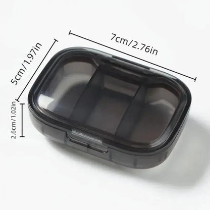 Paxen Pill Organizer - Compact Travel Case, Multiple Compartments