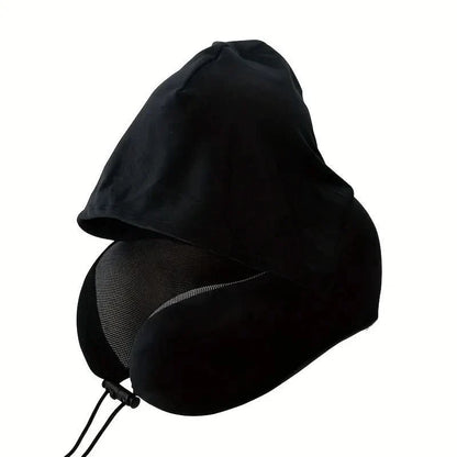 COZYCURVE – U-Shaped Hooded Pillow for Relaxing Comfort