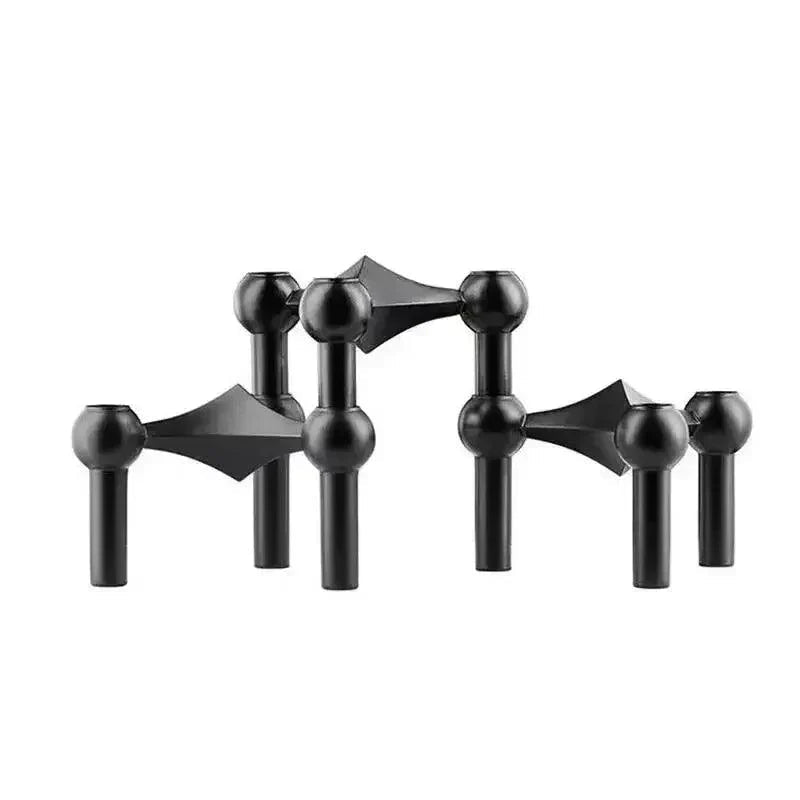 Sleek Contemporary Metal Candle Holder