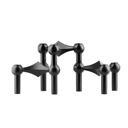 Sleek Contemporary Metal Candle Holder