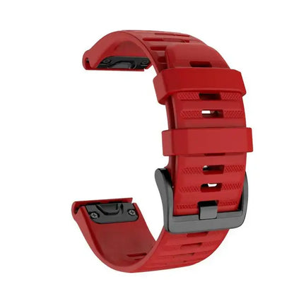 Silicone Smartwatch Band | QuickFit Replacement Strap 20mm 22mm 26mm | Flexible Sport Watch Band for Active Lifestyles