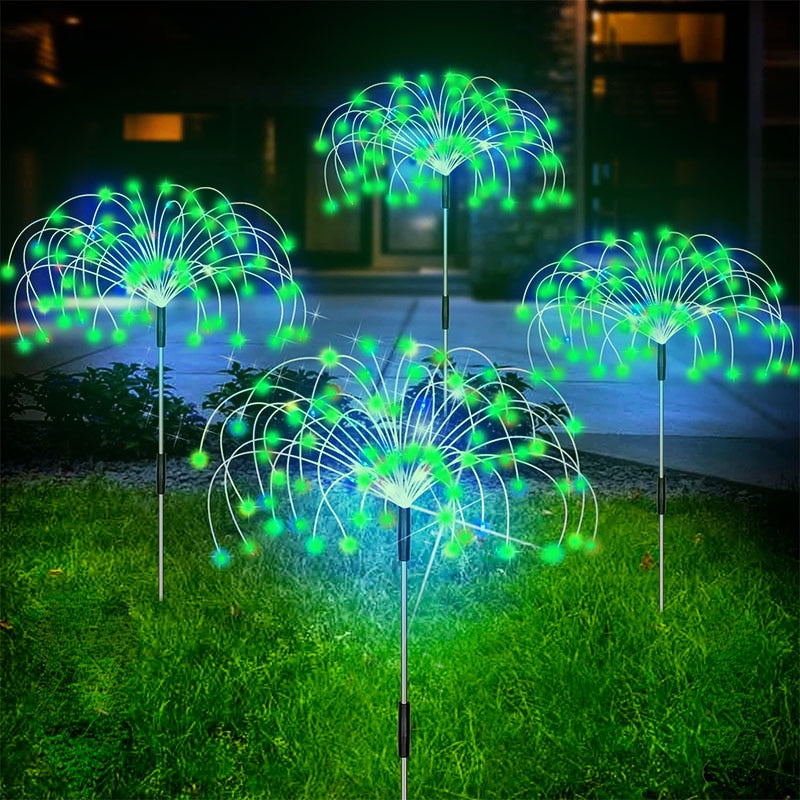 Solar Firework Garden Stake Light with 120 LEDs – Waterproof Outdoor Pathway Accent for Yard, Patio & Pool