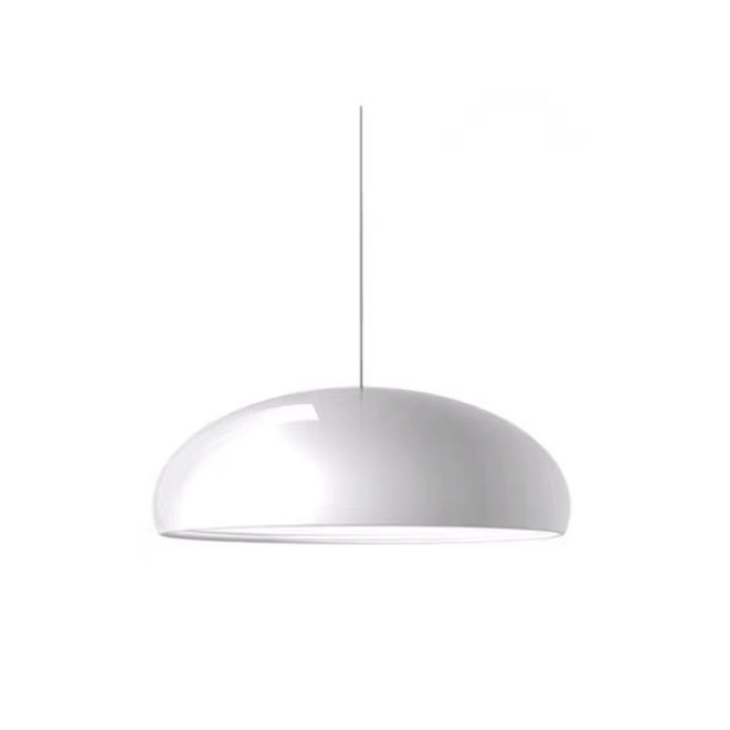 Adjustable Height Metal LED Ceiling Fixture for Dining Room & Kitchen Island | Modern Sculptural Overhead Lighting for Table & Counter | Ind