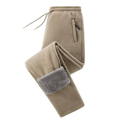 Men's Thermal Fleece Pants – Sherpa-Lined Winter Joggers for Cold Weather, Soft Insulated Sweatpants for Outdoor & Everyday Wear