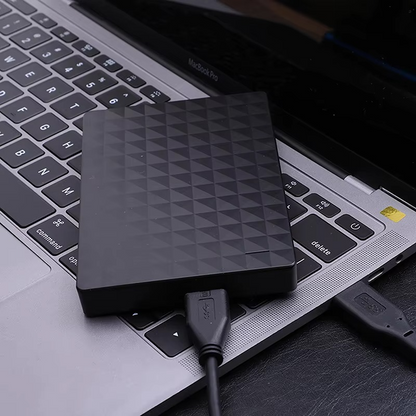 Portable USB 3.0 Hard Drive for Backup & Extra Storage Windows Compatible Black 64GB Capacity Plug-and-Play for PC Desktop Laptop