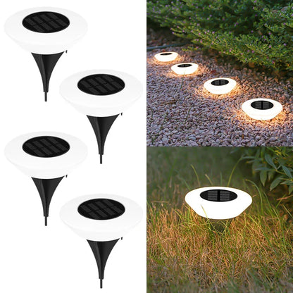 4-Pack Solar Stake Lights for Walkways Gardens Yards Driveways Patios Landscape Illumination Weather-Resistant Dusk-to-Dawn Auto On/Off