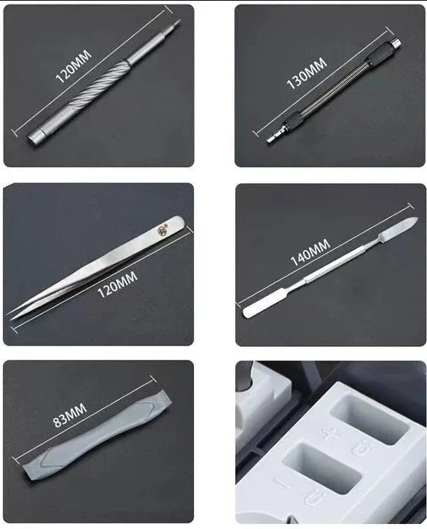 Precision Screwdriver Kit 128-Piece Set for Electronics Repair Home DIY Workshop Appliance Maintenance Phone Laptop Computer Toolkit