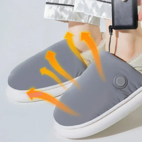 SOLTHERM – Heated Slippers with Adjustable Warmth for Cozy Indoor Comfort