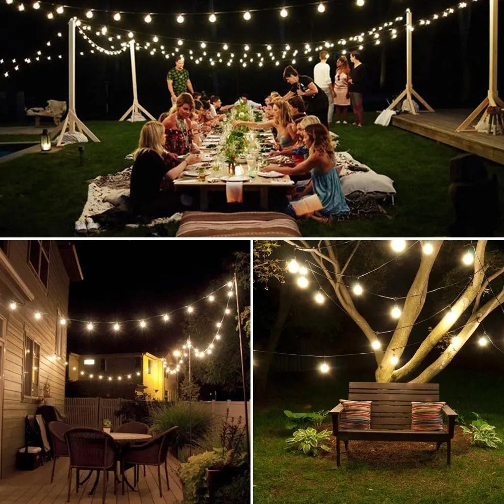 Solar-Powered Fairy Lights 30 Feet Automatic Dusk Sensor Waterproof LED Garden Décor for Patio Yard Pathway Landscaping Outdoor Illumination