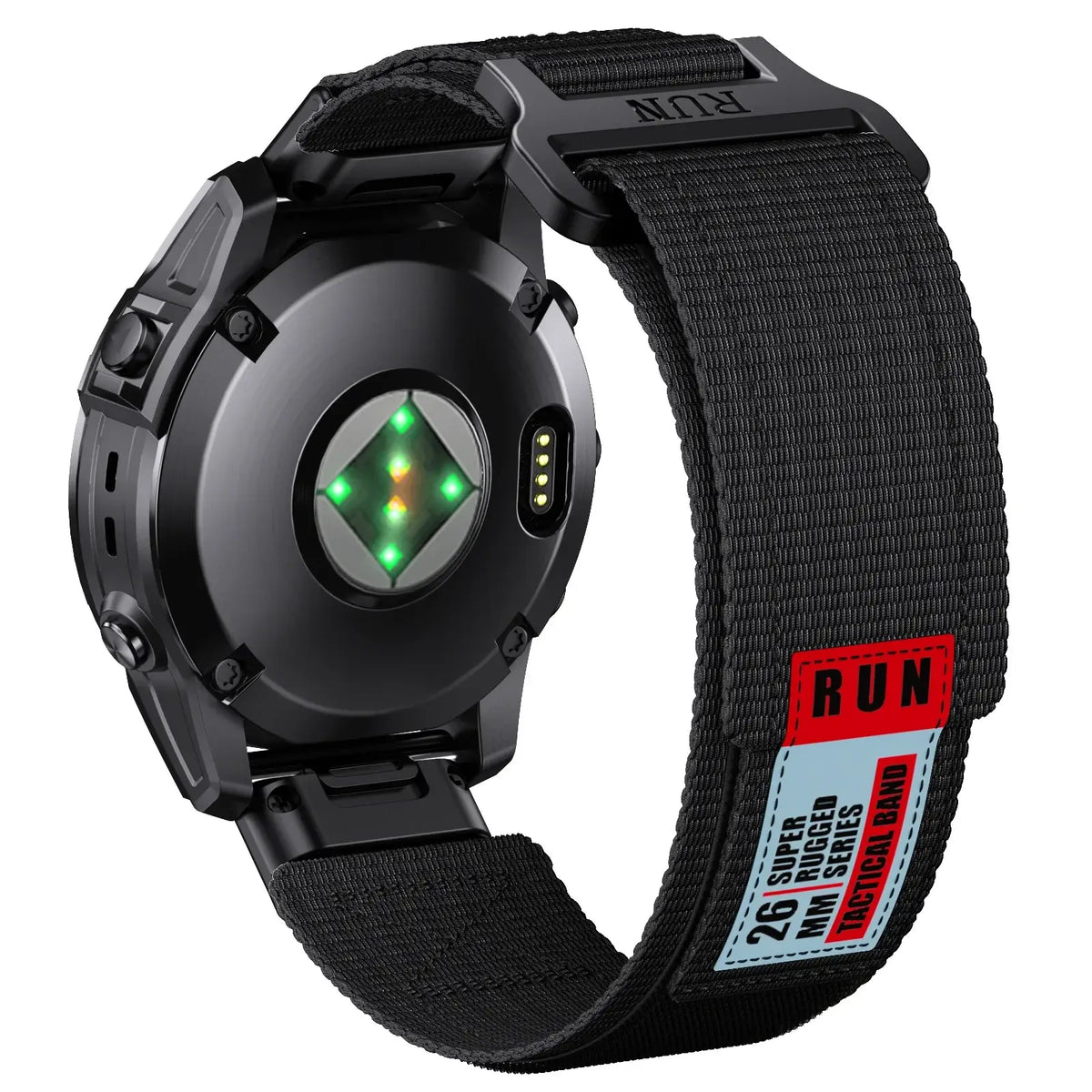Woven Nylon Watch Band for Smartwatches – Quick-Release Strap with Adjustable Closure, Breathable Sport Band for Fitness & Everyday Wear