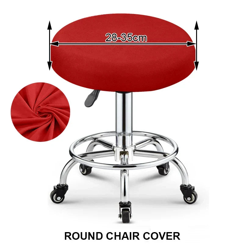 Stretch Bar Stool Cover | Universal Fit Chair Slipcover for Kitchen Counter Stools, Dining Room & Home Bar Seating Protection | Waterproof