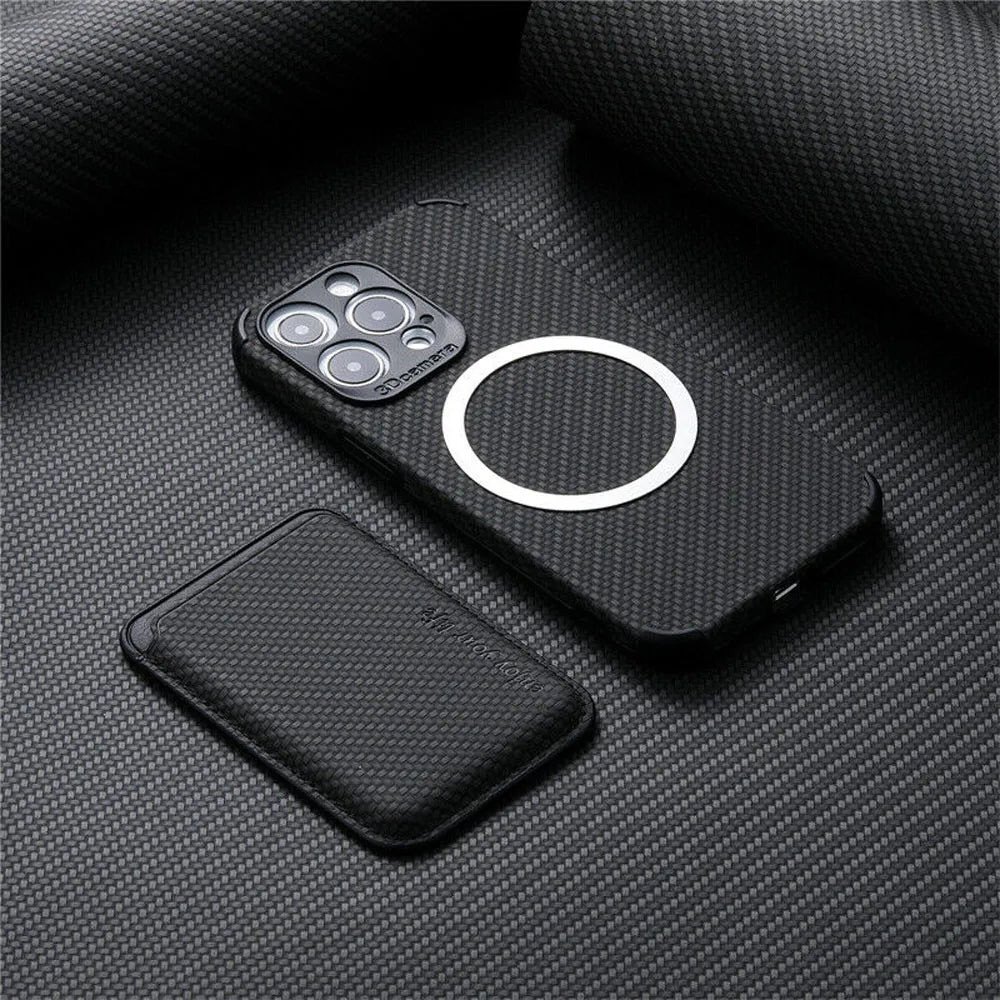 MagSafe Wallet iPhone Case with Card Holder Slot Magnetic Wireless Charging Compatible TPU PU Protection for iPhone 15 14 13 12 11 Pro Max M