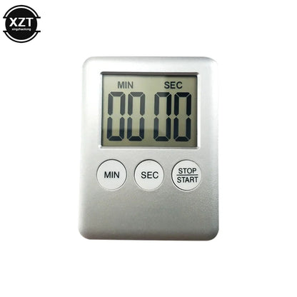 Countdown Timer Magnetic LCD 2.8 Inch Screen Alarm Clock Home Office Study Workout Productivity Tool Kitchen Baking Cooking Interval Trainin
