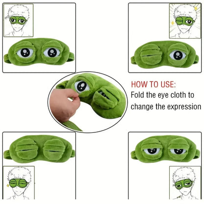 FROGCLOUD – Soft Sleep Eyeshade for Relaxing Travel Naps