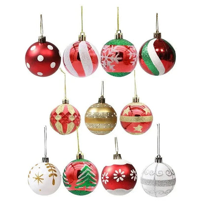 FLAKEORN – Christmas Table Baubles Set for Elegant Holiday Decor
