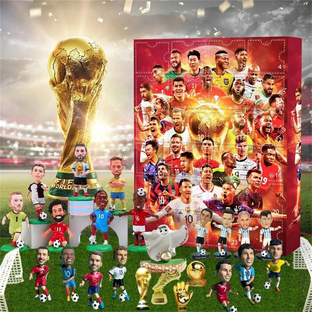 Soccer Advent Calendar | Unique Countdown with Daily Toys | 24-Day Family Fun for Kids