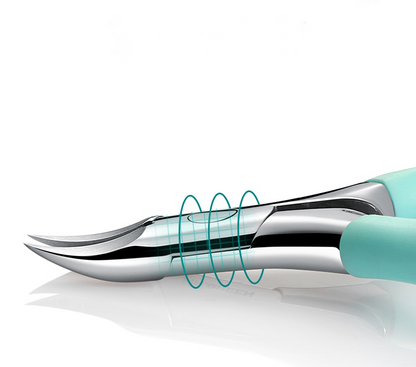 Heavy-Duty Nail Clippers for Thick Nails with Angled Blade & Debris Guard – Stainless Steel Foot Care Tool