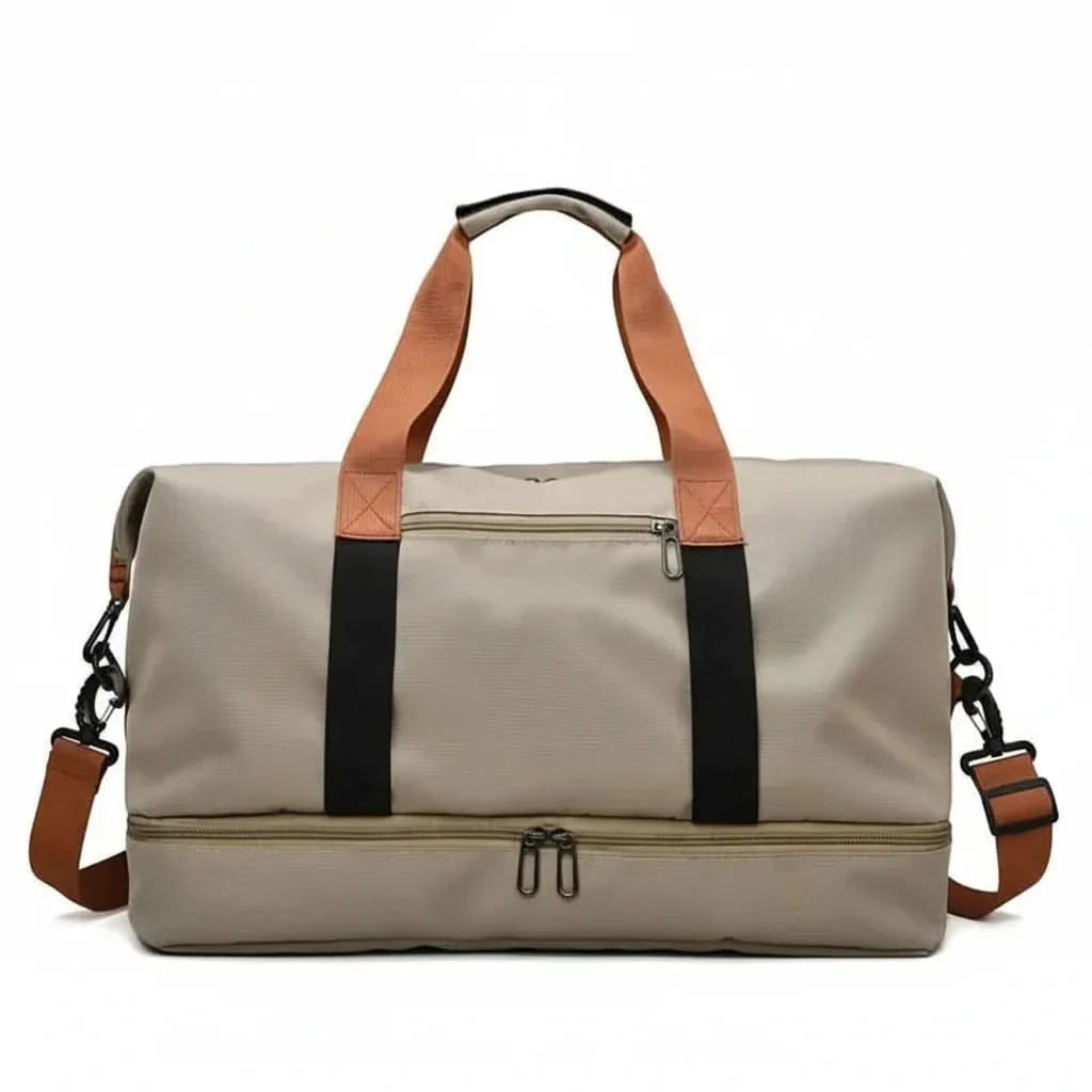 Weekender Duffel with Separate Shoe Pocket and Wet Gear Storage for Training, Sports and Travel