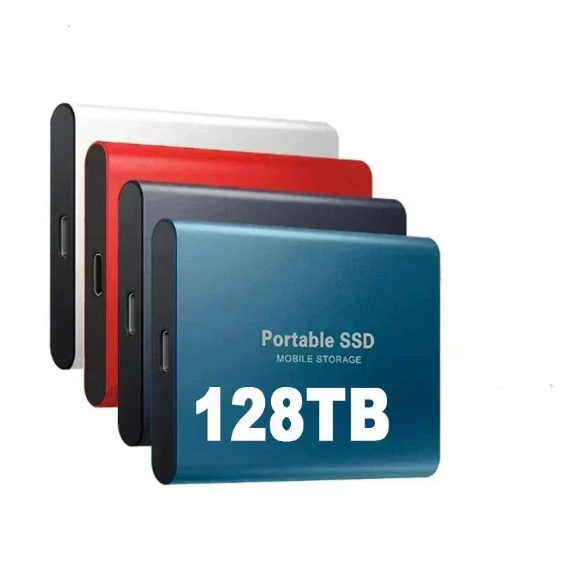 Portable External Solid State Drive 2TB High-Speed USB 3.1 & USB-C Data Storage for Mac & PC