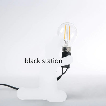 Whimsical Mouse Table Lamp with LED Light – Charming Resin Animal Décor for Bedroom, Living Room & Kids Room