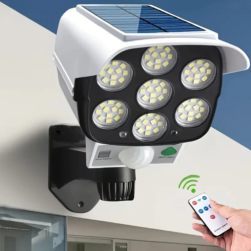 Solar Motion Sensor Light | 2000 Lumens Outdoor Floodlight for Enhanced Security