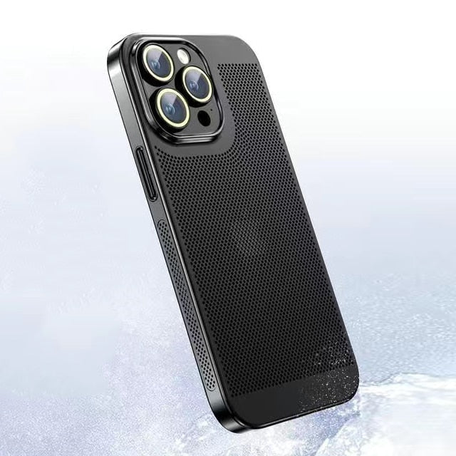 Metal Frame Protective iPhone Case – Slim Clear Cover with Camera Guard & Precise Cutouts for Daily Drop Protection