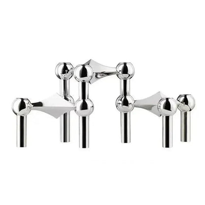 Sleek Contemporary Metal Candle Holder