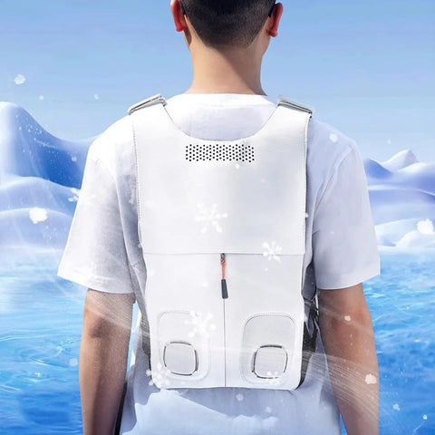 Cryovest | Lightweight Waterproof Cooling Vest with Dual Fans | Adjustable Fit for Outdoor Comfort