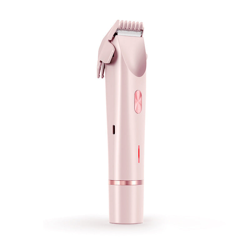 Rechargeable Dual-Head Precision Trimmer for Face, Underarms & Bikini Line – Waterproof IPX7, USB-C Fast Charging, Gentle on Sensitive Skin