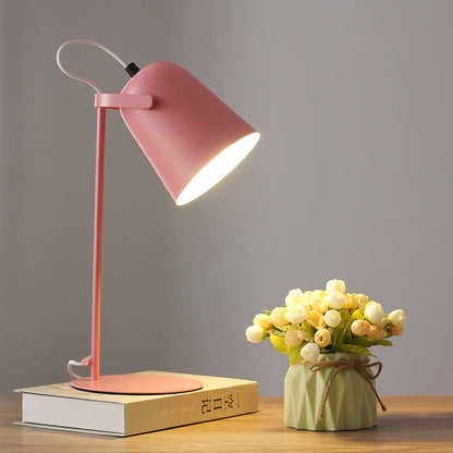 Metal Accent Light 12 Inch Iron Task Lamp with Bucket Shade E27 Socket for Nightstand Desktop Office Corner Home