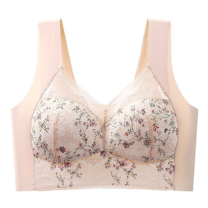 Full Coverage Wireless Bra for Women - Smooth Support T-Shirt Bra with Wide Straps - Everyday Comfort Underwire-Free Design - Breathable