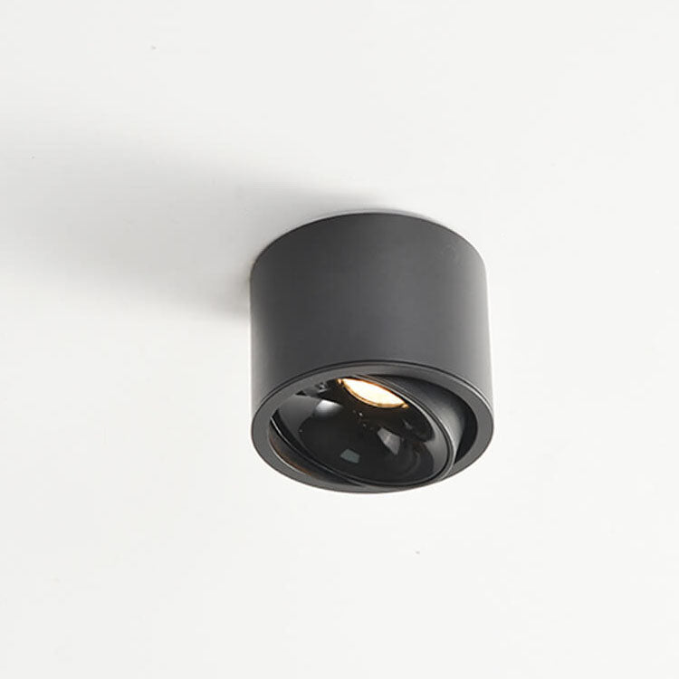 Swivel-Head LED Ceiling Spotlight in Aluminum Housing with Flush-Mount Design for Bedrooms, Kitchens & Hallways