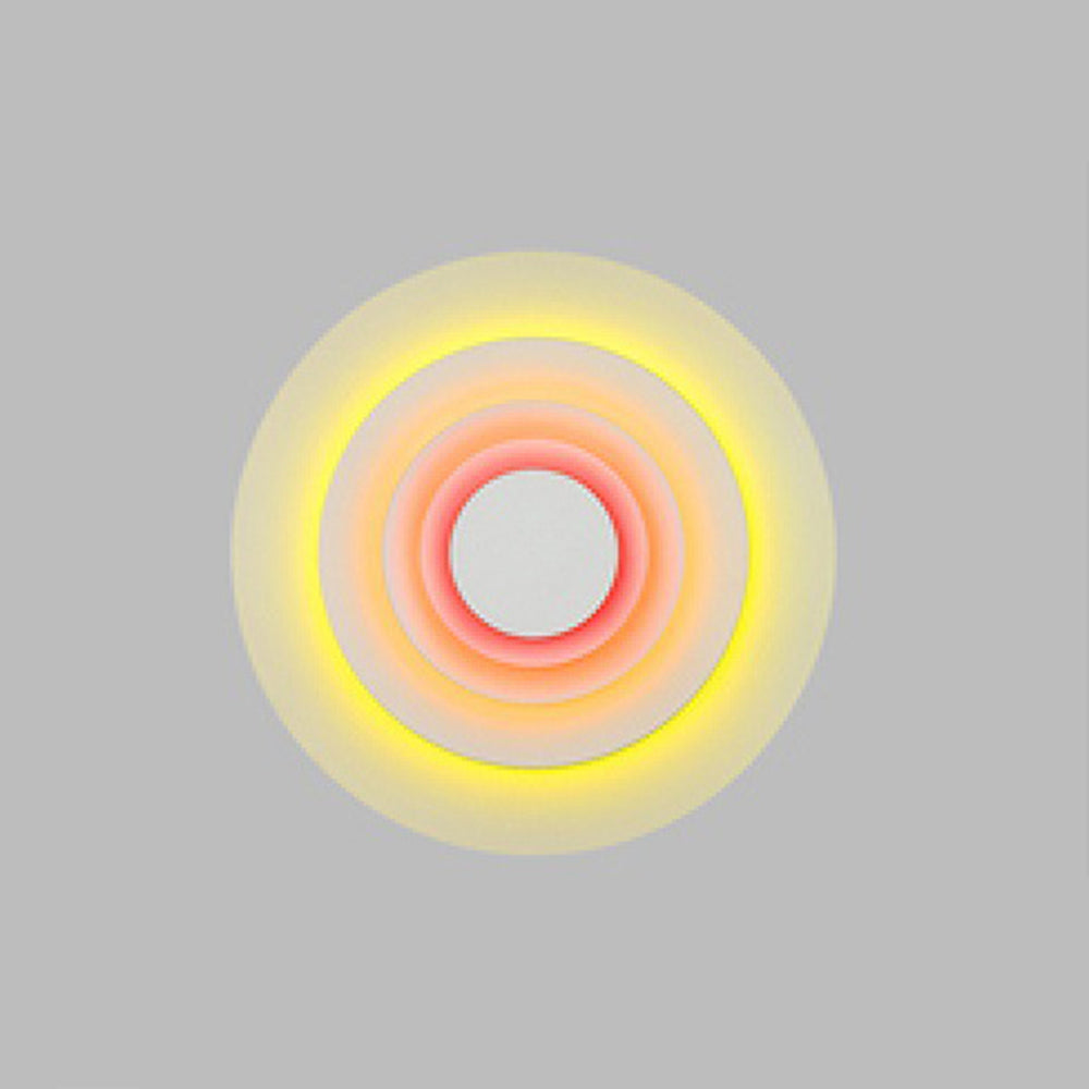 Colorful Round Metal Wall Sconce for Living Room, Bedroom & Dining Room – Modern Indoor Lighting Fixture