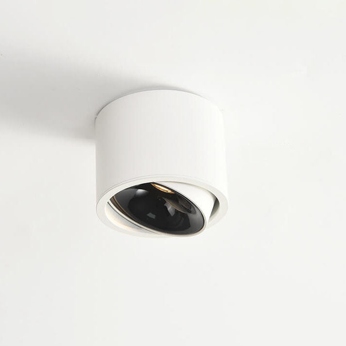 Low-Profile Aluminum LED Ceiling Fixture 3.7 Inch Round 12W Contemporary Overhead Lighting Hallway Bedroom Entryway Living Space