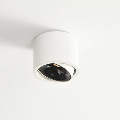 Low-Profile Aluminum LED Ceiling Fixture 3.7 Inch Round 12W Contemporary Overhead Lighting Hallway Bedroom Entryway Living Space