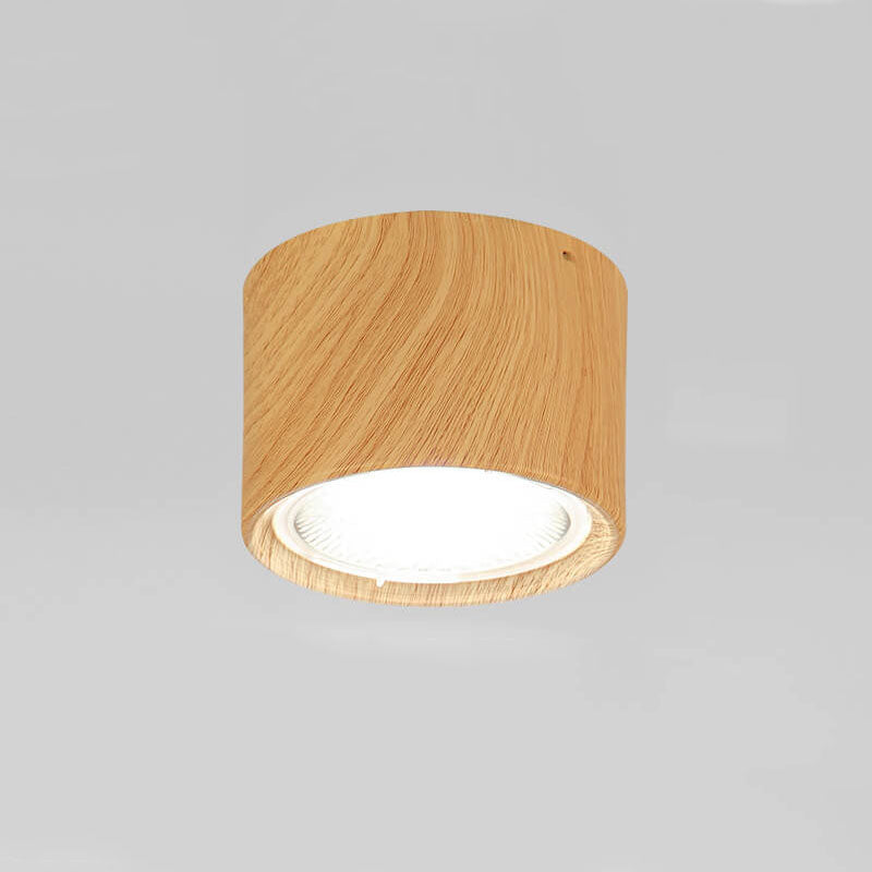 Adjustable Cylinder Spotlight – Surface Mount LED Ceiling Light – Directional Accent Fixture for Living Room, Hallway & Kitchen – Modern
