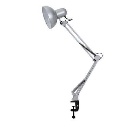 Adjustable Swing Arm Desk Lamp with Clip Base for Home Office and Bedside Reading