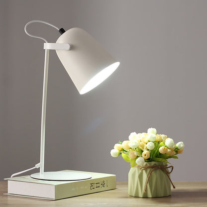 Bucket Table Lamp with E27 Socket in Pastel Scandinavian Colors for Bedroom, Living Room & Office