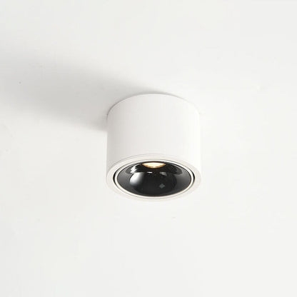 Swivel-Head LED Ceiling Spotlight in Aluminum Housing with Flush-Mount Design for Bedrooms, Kitchens & Hallways