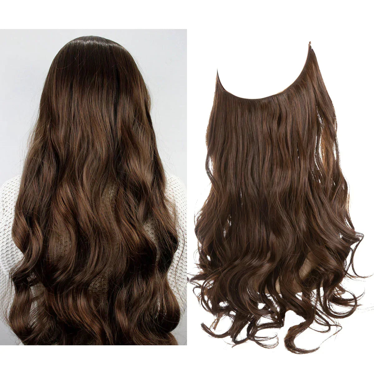 Clip-In Human Hair Extensions 100% Real Remy Hair Add Volume Length 14-18 Inches Heat Resistant Seamless Blend Natural Texture for Everyday