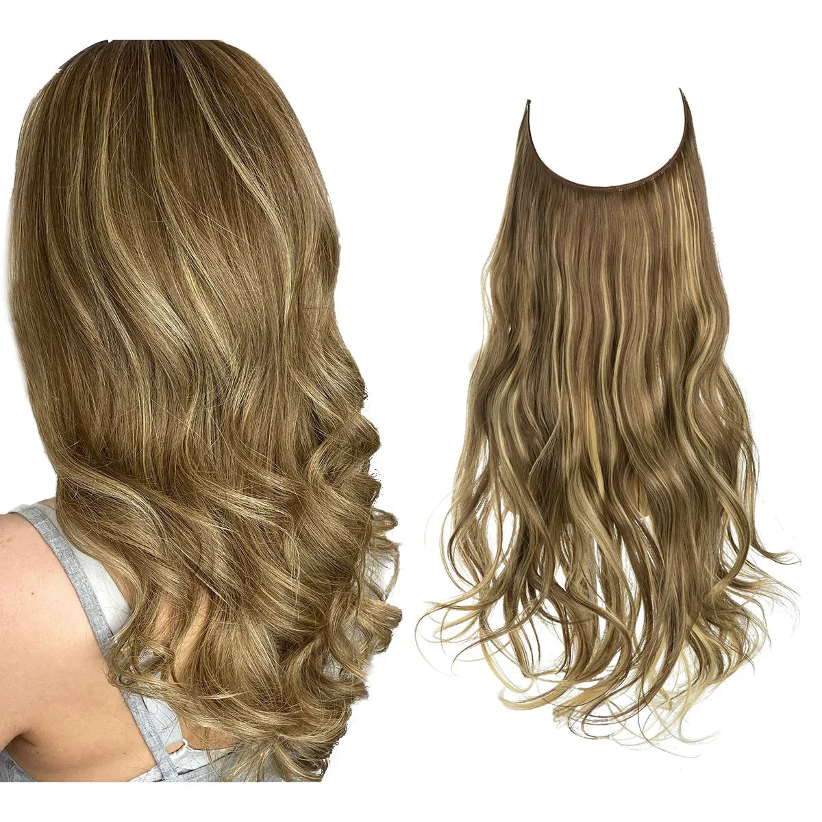 Clip-In Human Hair Extensions 100% Real Remy Hair Add Volume Length 14-18 Inches Heat Resistant Seamless Blend Natural Texture for Everyday