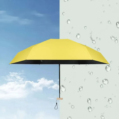 Pocket-Size Travel Umbrella with Rain & Sun Protection – Folds to 7.5 Inches for Purses & Backpacks
