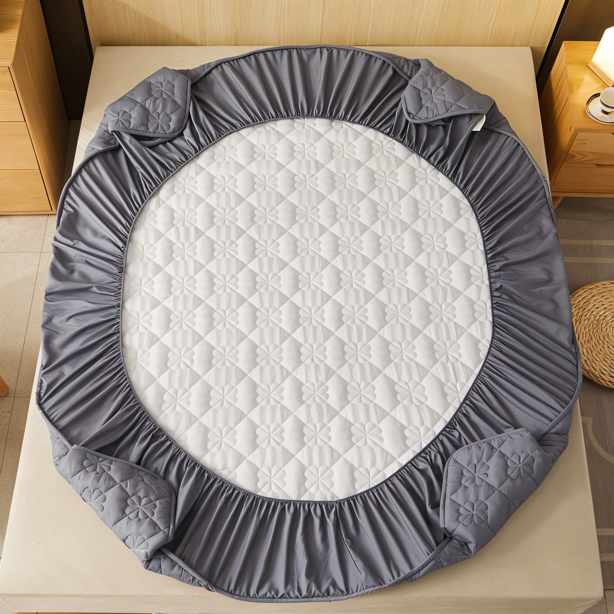 Ortekor SOFTLURE | Moisture-Wicking Cotton-Polyester Bedding Set for All-Season Comfort