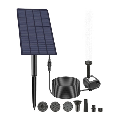 Solar-Powered Floating Water Feature for Garden Ponds, Backyard Pools & Bird Baths – Eco-Friendly Outdoor Fountain with Automatic Operation