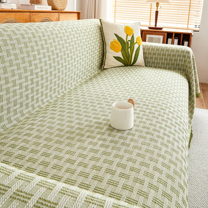 Reversible Sofa Cover for Oversized Couches – Machine Washable, Soft & High-Back Protection